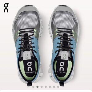 On Cloud X Shift Sneakers - Blue, Mint and Gray W 10.5